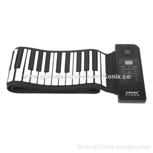 Musical Instrument Keyboard Toy 88 Keys Roll Up Piano